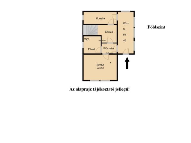 Kétszintes lakóház teljes közművel, garázzsal.