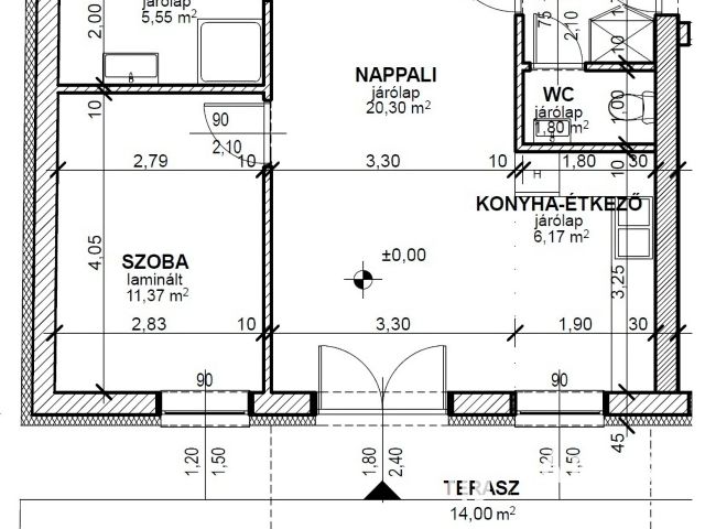 Új építésű lakás a belváros szívében