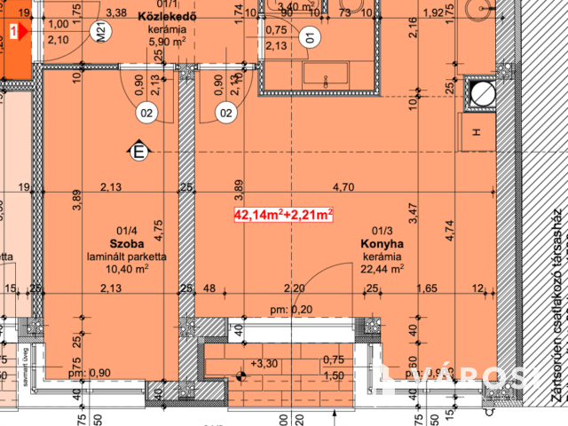 Új építésű kis lakás a belváros peremén - 1