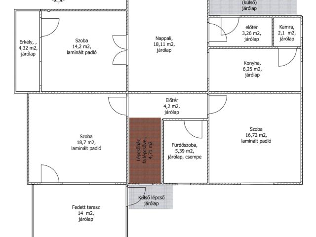 170 m²-es városi villa saját parkkal – a Károlyi telepen