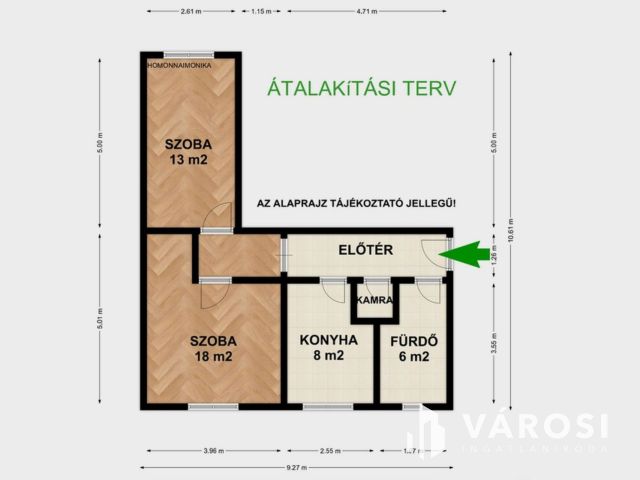 Belvárosi lakás szigetelt házban a Körös parton!